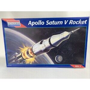 Vintage Monogram 1:144 Scale‎ Apollo Saturn V Rocket Model Kit #5082 Complete